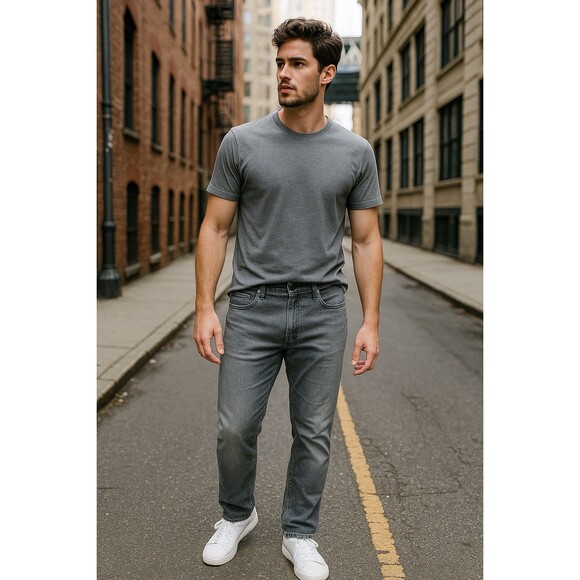 Levi’s 541 Athletic Taper Stretch Jeans Gray Wash Men’s W38 L30 - Picture 1 of 16